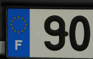 plaque immatriculation france