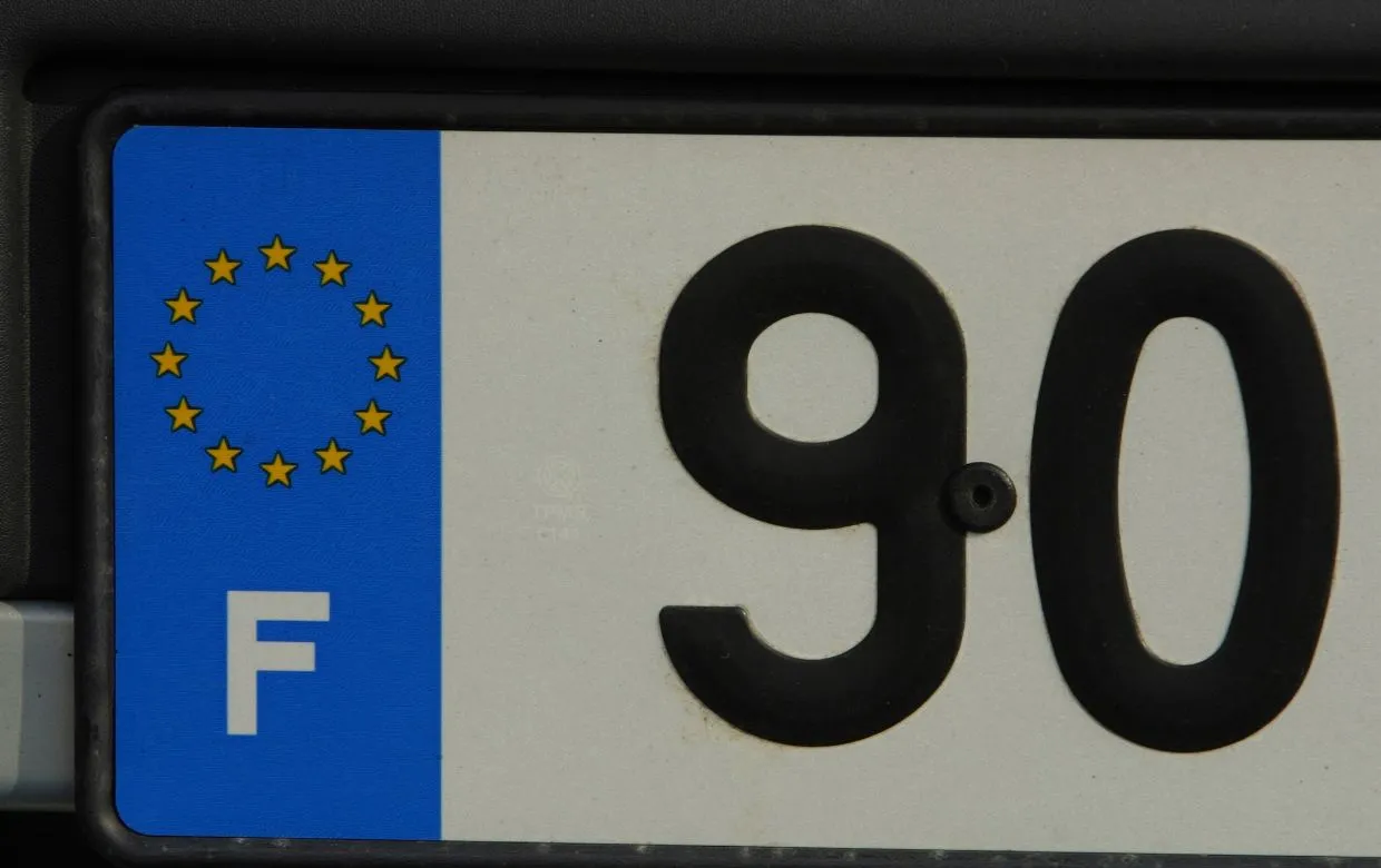 plaque immatriculation france